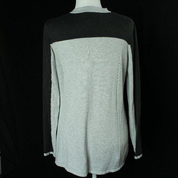 Belldini | Open Gray Cardigan | Sz L - Picture 9 of 16